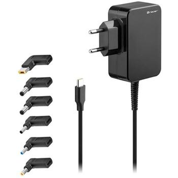 Tracer Зарядное устройство для ноутбука Prime 65W Универсальное 7в1 TRAAKN47202, 65W, USB-C, сетевое использование (TRAAKN47202)