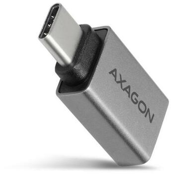 Axagon USB адаптер RUCM-AFA USB-C 3.1 M на USB-A F, 1 USB-C, 1 USB 3.1, серебристый (RUCM-AFA)