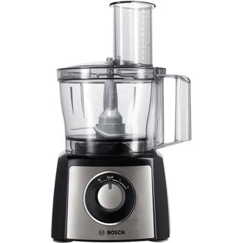 Bosch Кухонный комбайн MCM3401M, 800 Вт, 2 скорости, 2.3 Л, Блендер, Мясорубка, Черный/Нержавеющая сталь (MCM3401M)