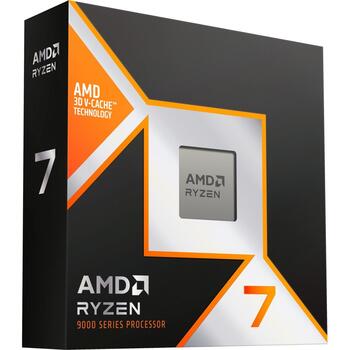 Amd Ryzen 7 9800X3D procesors 100-100001084WOF, 4.7 GHz, 8 kodoli, 16 pavedieni, 104 MB L2 & L3, 120 W TDP, 192 GB RAM, AM5, DDR5 (100-100001084WOF)