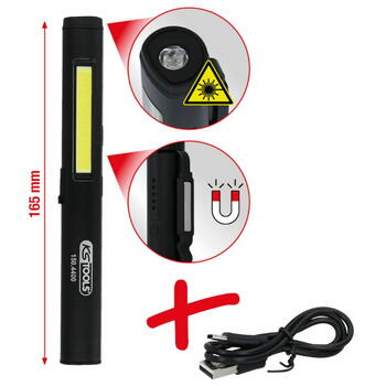 Kstools LED apskates lampa 150.4400, 350lm, UV punkts, COB sloksne (150.4400)