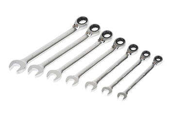 Kombinētā tirkšķatslēga, K2820, KAMASA TOOLS, 7 daļas, 72 zobi, 3/8