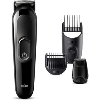 Braun Trimmeris MGK3420, bezvadu, 18 garuma pakāpes, akumulators, melns (MGK3420)