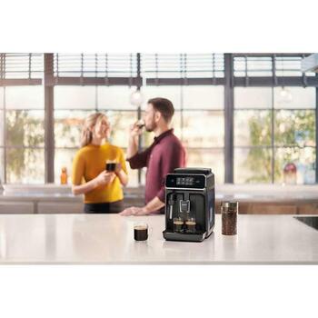 Philips Кофемашина EP2220/10, 1500W, 1.8l, 275g, 2 чашки, сенсорное управление, автоматическая очистка (EP2220/10)