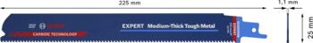 Zobenzāģiem EXPERT MEDIUM-THICK TOUGH METAL S1155HHM ASMENS, 2608900374 BOSCH (2608900374)