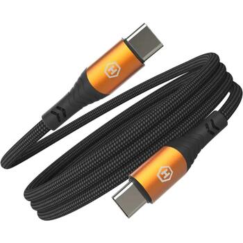 Hammer Кабель USB-C - USB-C AKC001412, 1 м, 100 Вт, USB-C - USB-C, черный (AKC001412)