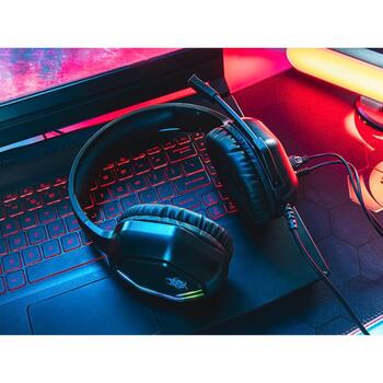Tracer Наушники Gamezone GZ X3 TRASLU47534, 2м, 32Ω, 20-20000Гц, RGB подсветка, фиксированный микрофон, стерео (TRASLU47534)