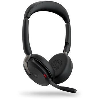 Jabra austiņas Evolve2 65 Flex 26699-999-999, 30m, stereo, uz auss, 136g, 1xUSB (Type C), 1xUSB 2.0, mikrofons, ANC (26699-999-999)