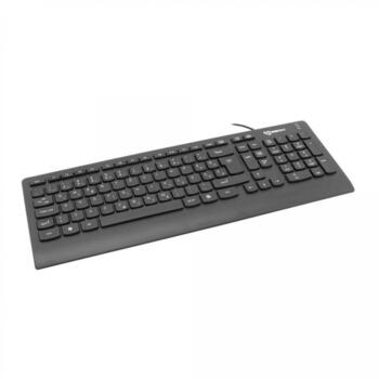 Sbox Клавиатура K-20, 105 клавиш, 1.5м, 5В, 100мА, 0-40°C, 10-90% RH, черная (K-20)