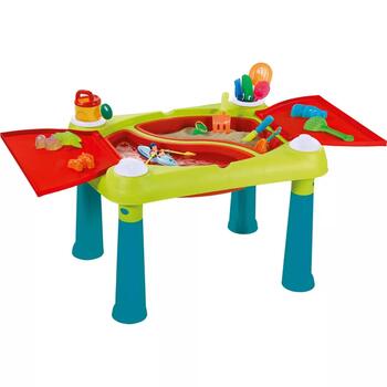 Bērnu rotaļu galdiņš Creative Fun Table KETER 29184058857 79x56x50cm tirkīza/sarkans (29184058857)