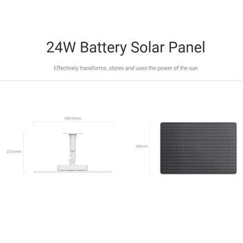 Ezviz CS-PBC24 солнечная панель с power bank 75Wh, 24W, 2xUSB-A, Bluetooth, IP65, 3м кабель (CS-PBC24)