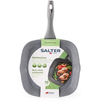 Salter Сковорода BW02773G1EU7, 28см, алюминий, электрическая, газовая, стеклокерамика, индукция, антипригарное покрытие (BW02773G1EU7)