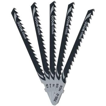 Dewalt Полотно для лобзика 70mm T Shank HCS (DT2077-QZ), 4 TPI, HCS, 5 шт., 70 mm, 4 mm, 100 mm (DT2077-QZ)