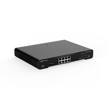 Ruijie Layer 2 Cloud-Managed Gigabit PoE+ коммутатор RG-NBS3100-8GT2SFP-P, 20 Gbps, 8x PoE+ порты, 2x SFP порты, 130W PoE бюджет (RG-NBS3100-8GT2SFP-P)