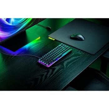 Razer tastatūra Huntsman V3 HE Magnetic Mini RZ03-05930100-R3M1, 65%, 8000Hz, USB-C, ASV, Hall efekta magnētiskie slēdži (RZ03-05930100-R3M1)