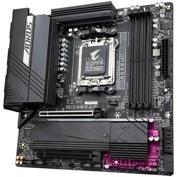 Gigabyte Mātesplate B650M AORUS ELITE 1.3, AMD Socket AM5, 12+2+2 fāzes VRM, līdz 8000MHz DDR5, 1xPCIe 5.0 + 1xPCIe 4.0 M.2 (B650M AORUS ELITE 1.3)