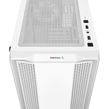 Deepcool ARGB Micro-ATX КОРПУС CC360 R-CC360-WHAPM3-G-1, 1x USB3.0, 1x USB2.0, 1x Audio, 2x 3.5