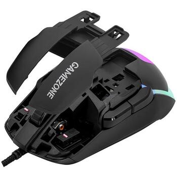 Tracer Игровая мышь TRAMYS47507, 67g, 1.5m, 800-12000 DPI, 8 кнопок, RGB подсветка, эргономичная (TRAMYS47507)