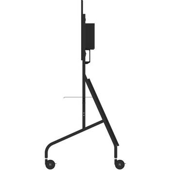 Neomounts statīvs FL50-575BL1, 65-110 collu ekrāniem, augstums 129-139 cm, 125 kg, mobilais, kabeļa pagarinātājs (FL50-575BL1)