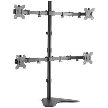 LogiLink BP0046 подставка для монитора, 4 монитора, 13-32 дюйма, 8 кг, VESA 75x75, 100x100, настольное крепление, LCD, LED, ТВ (BP0046)