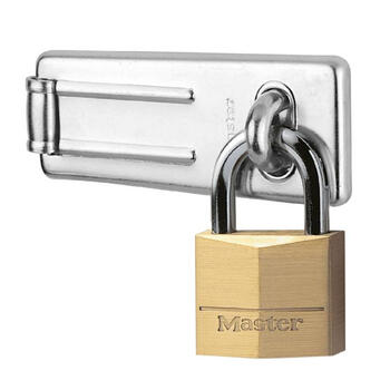 Навесной замок 40 мм с прямой планкой 89 мм 140703EURD MASTERLOCK (140703EURD)