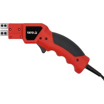 Yato EPS термонож YT-82191, 150W, 230V AC, 50Hz, 500°C, 150мм, 200мм, класс II, IPX0, LED индикаторы, выключатель, сменные лезвия (YT-82191)