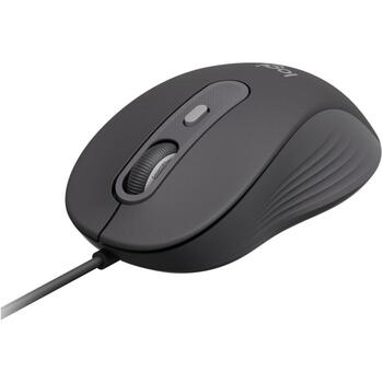 Logitech USB datorpele M520, 910-007511, 4000 DPI, 4 pogas, 1.8m kabelis, ambidextriska forma, optiskā tehnoloģija (910-007511)