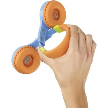 Hama Детские наушники Kids Guard 184106, 40mm, 32Ω, 20-20kHz, 1.2m, 3.5mm, 85dB, встроенный микрофон, съемный кабель (184106)