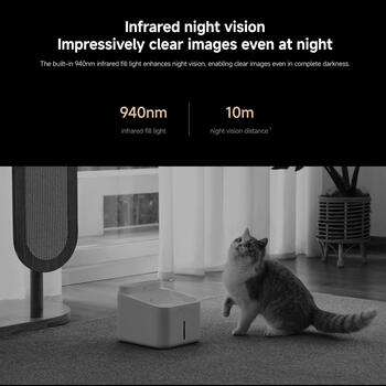 IP камера видеонаблюдения Smart Camera C701 4K UHD 8 MP 360° панорамный обзор Wi-Fi 6 Bluetooth 5.4 инфракрасное ночное видение microSD BHR07X7EU Белый Xiaomi (BHR07X7EU)