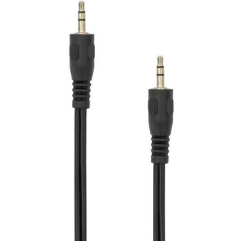 Sbox аудиокабель 3.5-3.5-M/M-0.5/R, 0.5м, черный, 3.5mm штекер, 3.5mm штекер (3.5-3.5-M/M-0.5/R)