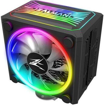 Zalman Dzesētājs CNPS16X Black, 120mm, 4D dizains, 1500 RPM, 27 dB, 49 cfm, 4 siltuma caurules, PWM atbalsts (CNPS16X Black)