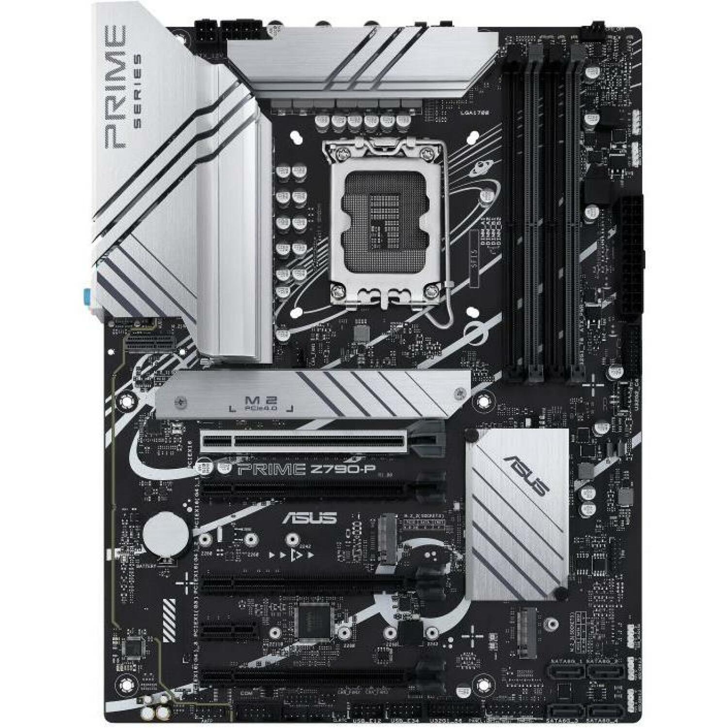 Asus Материнская плата PRIME Z790-P, LGA 1700, DDR5, 128 ГБ, 4 DIMM, 1 M.2, 4 SATA III, 2.5 Гбит Ethernet, 7.1 аудио (PRIMEZ790-P)