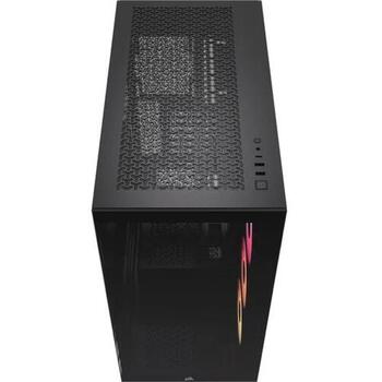 Corsair 3500X RS-R ARGB datora korpuss CC-9011322-WW, Midi tower, 3 ventilatori, ARGB, melns, tērauds/rūdīts stikls (CC-9011322-WW)