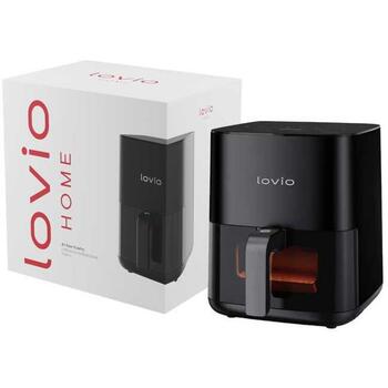 Lovio Gaisa fritieris LVAF001BK, 1450W, 5l, 8 programmas, karstumizturīgs rokturis, neslīdošas kājiņas (LVAF001BK)