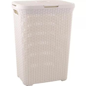 Curver Style veļas kaste 0800707885, 60L, 44,8x34,1x61,5cm, plastmasa, krēmkrāsa (0800707885)