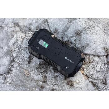 Sandberg Jumpstarter Powerbank 10000 420-98, 10000 мАч, 5V/2A, 9V/2A, USB-A 5V/3A, 12V 2000A, IP65, фонарик (420-98)