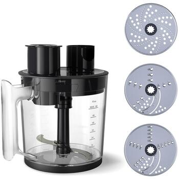 Philips Погружной блендер HR2685/00, Мощность 1200 Вт, Макс. скорость вращения 15000 об/мин, Объем чаши 1.7 л, Технология ProMix (HR2685/00)