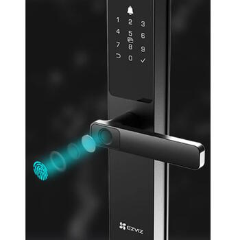 Ezviz CS-DL05 умный дверной замок, 7 способов открытия, Wi-Fi 2.4GHz, Bluetooth, IP65, 50 отпечатков, 50 карт, 50 PIN, USB-C (CS-DL05)