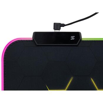 Tracer Коврик для мыши TRAPAD47546, 800x300x4 мм, RGB подсветка, нескользящая резина, мягкий (TRAPAD47546)