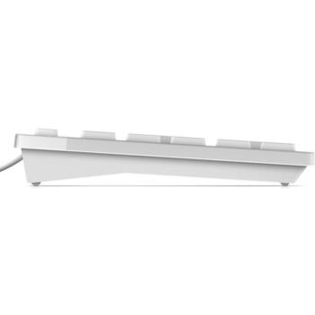 Dell klaviatūra KB216, USB, balta, multimedia, 10 taustiņi, QWERTY, vadu (580-ADGM)