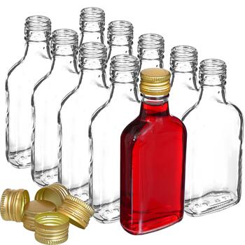 Browin Hip flask glass bottle 631411, 200ml, 10gab, ar vāciņu, tipa: degvīns (631411)