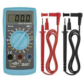 Emos Мультиметр MD-210 M0391N, 20 µA – 10 A, 200–300 V, 200 mV – 300 V, 200 Ohm – 2 MOhm, 3,5 разряда, ручной выбор диапазона (M0391N)