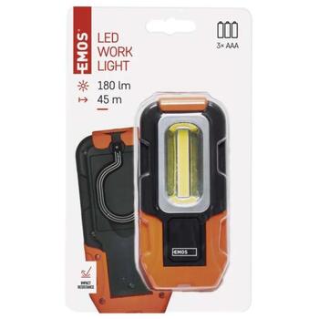 Emos LED Лампа для Работы P3888, 180 lm, 3x AAA, COB LED 100 %, COB LED 50 %, 2 режима (P3888)