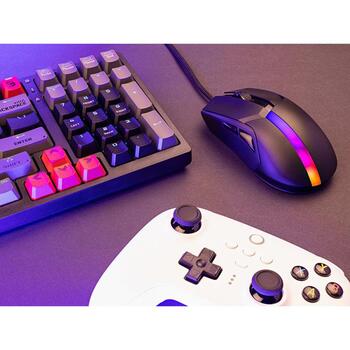 Tracer TRAMYS47416 Gamezone Cool Black RGB, игровая мышь, 12000 DPI, 7 кнопок, оптический сенсор, RGB, 1,5 м кабель (TRAMYS47416)