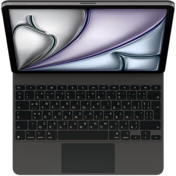 Apple Клавиатура для iPad Air 13 дюймов MGYY4RS/A, Apple Smart разъем, QWERTY, Русский, Черный, Встроенный трекпад (MGYY4RS/A)