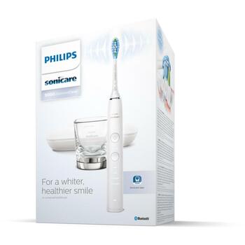 Philips elektriskā zobu birste HX9911/27, 3 režīmi, 1 rokturis, 1 birste, 14 dienu akumulatora darbības laiks, balta (HX9911/27)