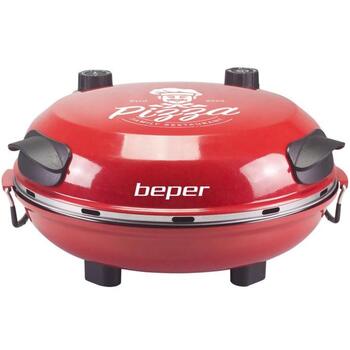 Beper Устройство для Выпечки Пиццы P101CUD300, 1200W, 400°C, 5 режимов, 31см плита, огнеупорный камень, таймер (P101CUD300)