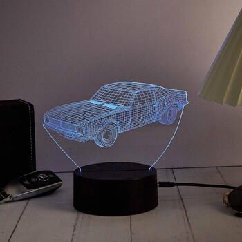 Manta Декоративная лампа SNL121RGB, 5W, 2м кабель, 3D эффект, 16 цветов, пульт ДУ, USB C, 3xAA (SNL121RGB)