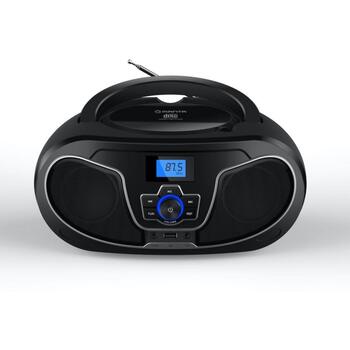 Manta Музыкальный центр BBX007 BBX0070000001, 4W, 200W, MP3, WAV, WMA, AAC, FLAC, USB, AUX, Bluetooth 5.0, FM 87,5-108 MHz (BBX0070000001)