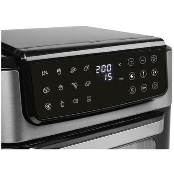 Tristar karstā gaisa friteris-cepeškrāsns FR-9068, 1800 W, 12 L, karstā gaisa tehnoloģija, melns, digitālais panelis, taimeris (FR-9068)